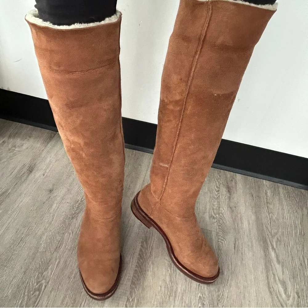 Coach Tan Women’s over the knee boots